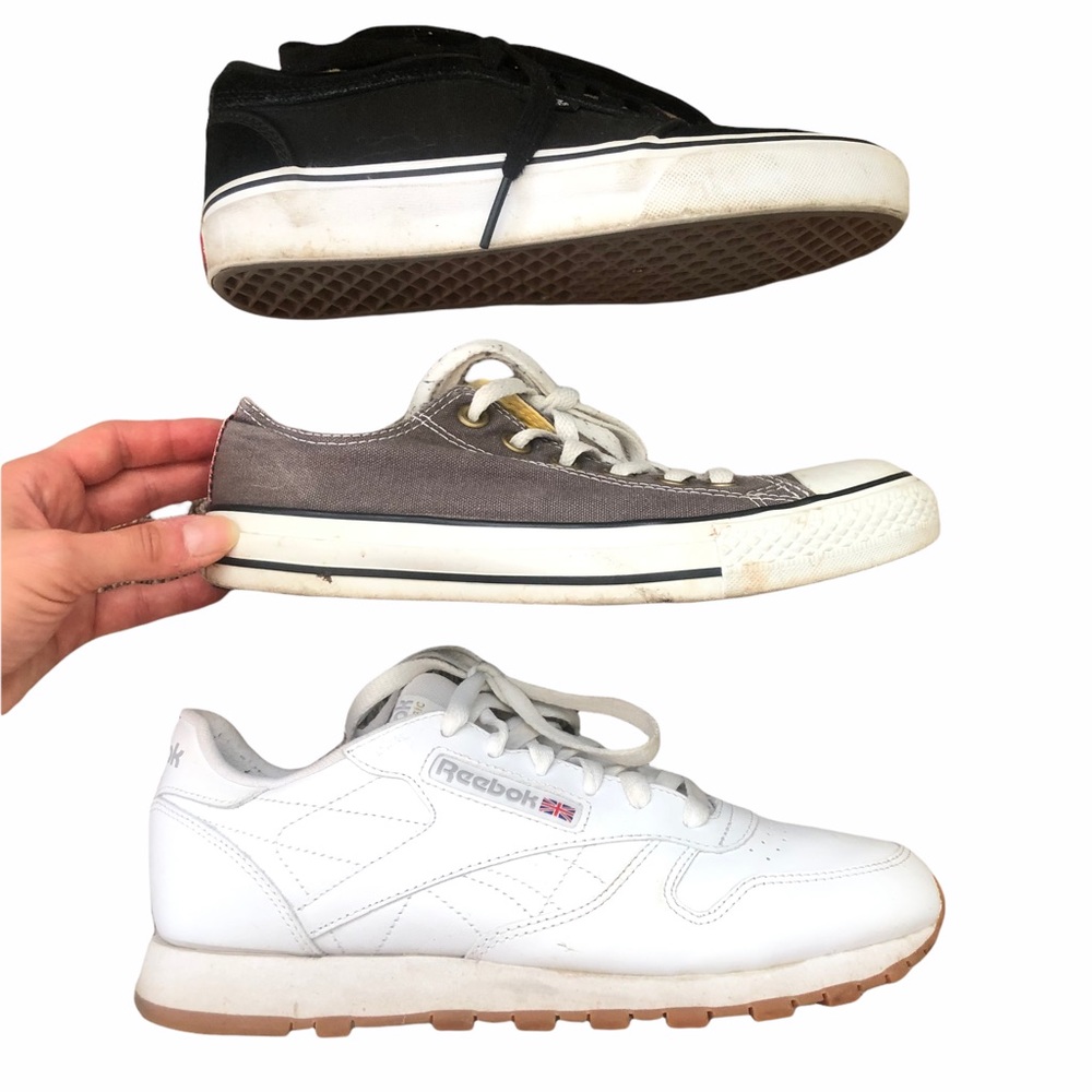 Sneaker bundle converse vans & Reebok sz8 - Picture 3 of 8